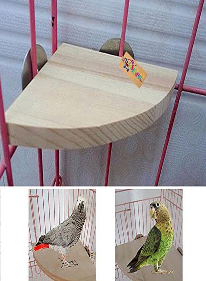 Western Era Corner Platform/Perch/Stand Bird Toy (Small Birds) (4 Inches) - Image 3